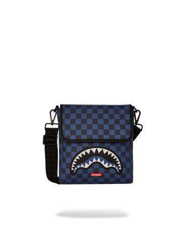 MIDNIGHT SHARKS IN PARIS MESSENGER SLING BAG