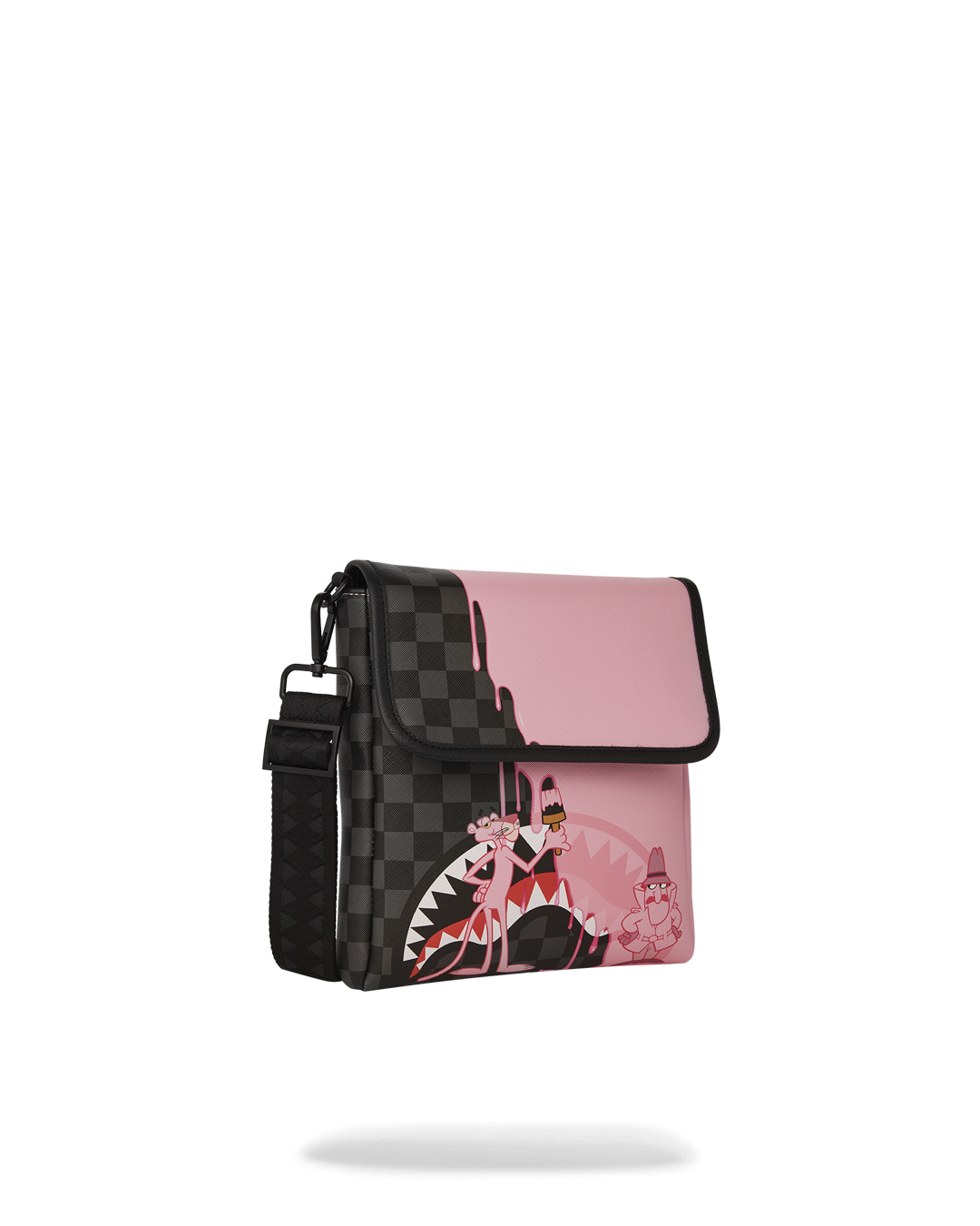 PINK PANTHER HALF PAINTED MESSENGER SLING BAG