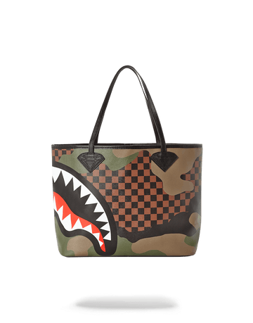 Backpacks Sprayground - Shark bag Paris in brown - 910D3931NSZ