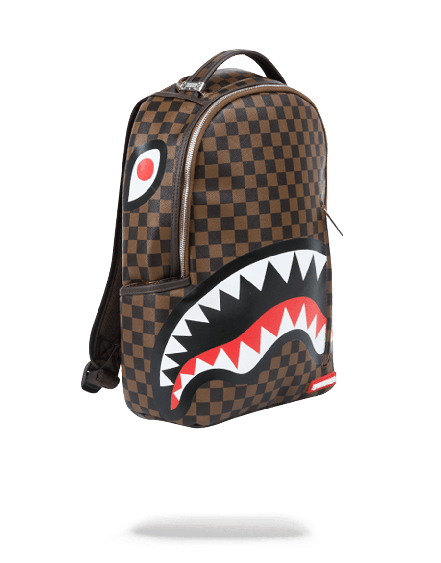 Sprayground Offended Shark Backpack, Brown