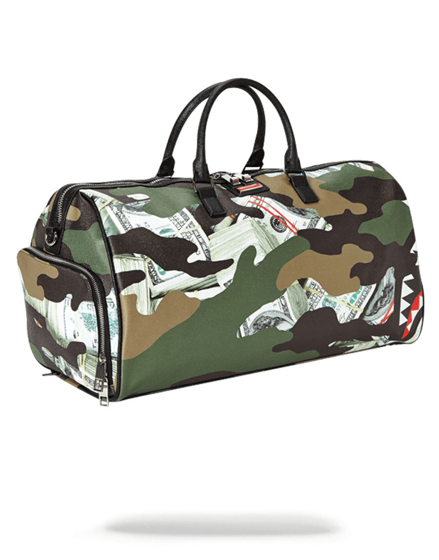 Sprayground Camo Infiniti Brown/Green Duffle Bag 910D4458 Shark Paris  Camouflage