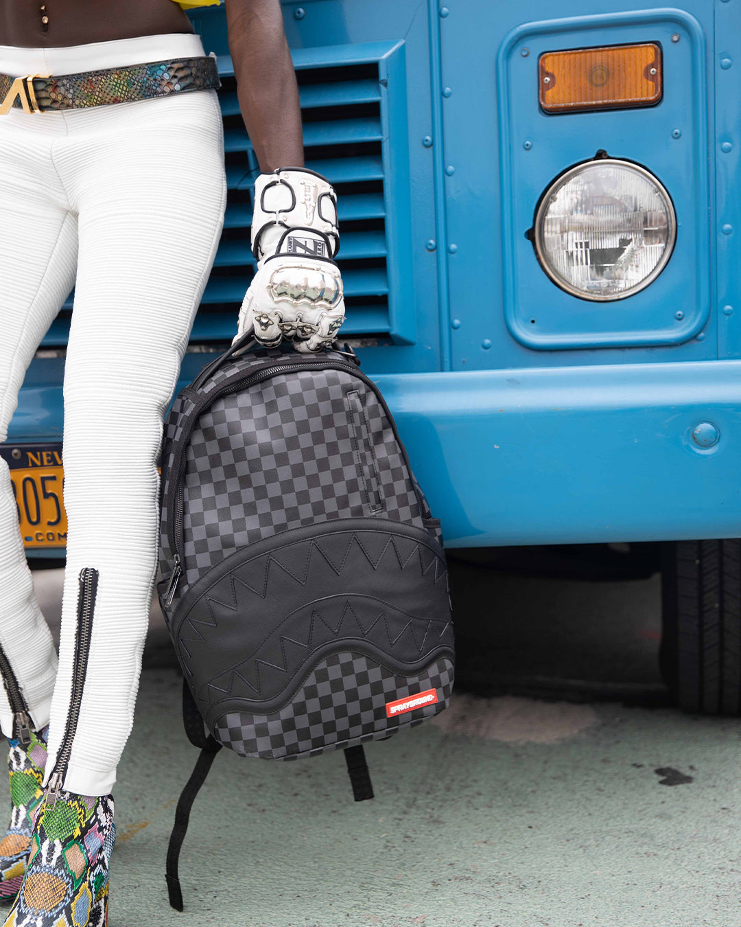 SPRAYGROUND HENNY PHANTOM NEW CARGO BACKPACK, Black Men's Backpacks