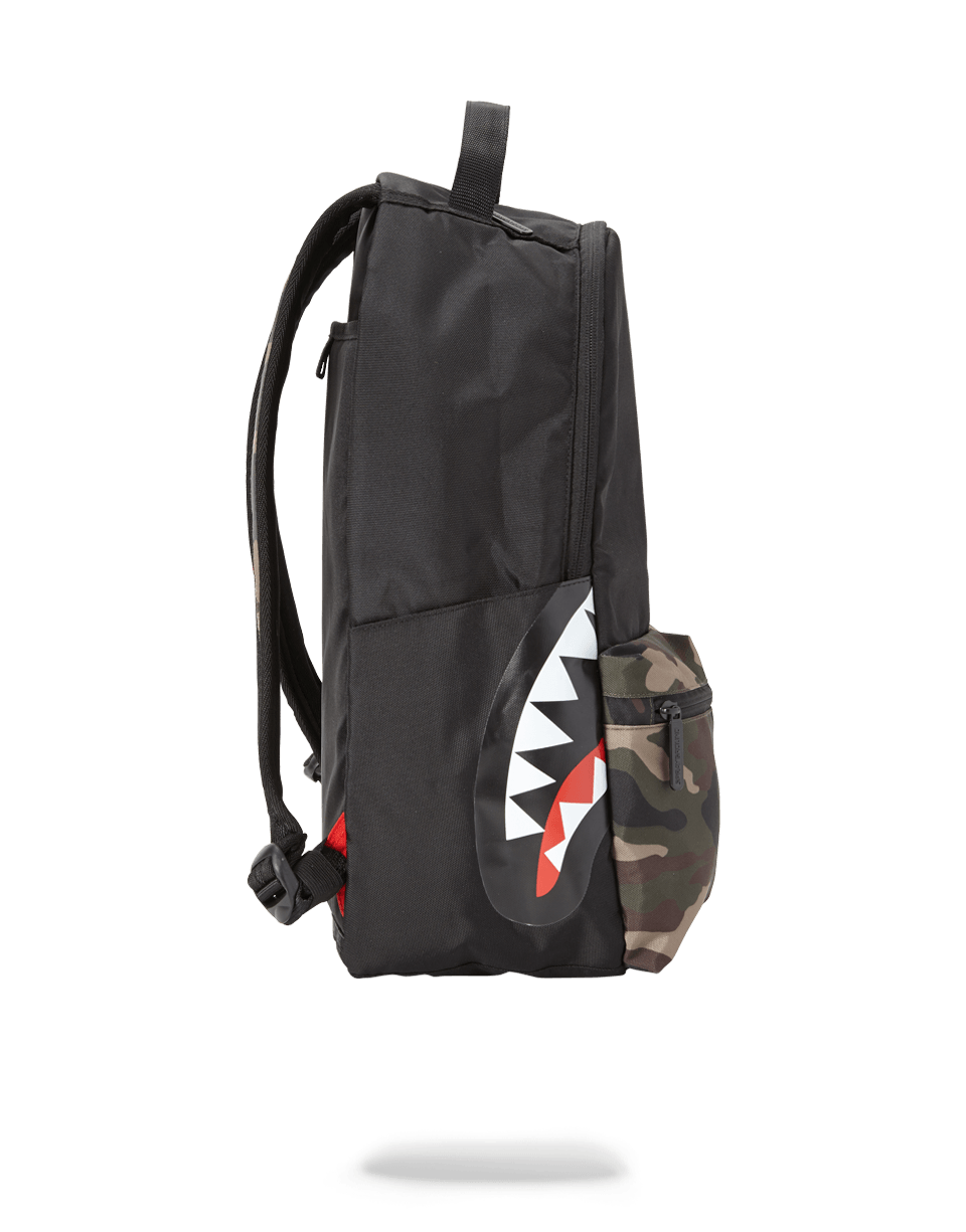 SPRAYGROUND® BACKPACK CAMO SIDE SHARK DOUBLE CARGO