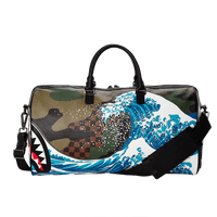 Sprayground, Camokawa Wave Shark Duffle Bag Green