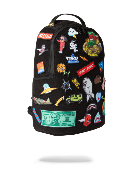 THE 32 REMOVABLE PATCHES VELCRO BACKPACK – SPRAYGROUND®