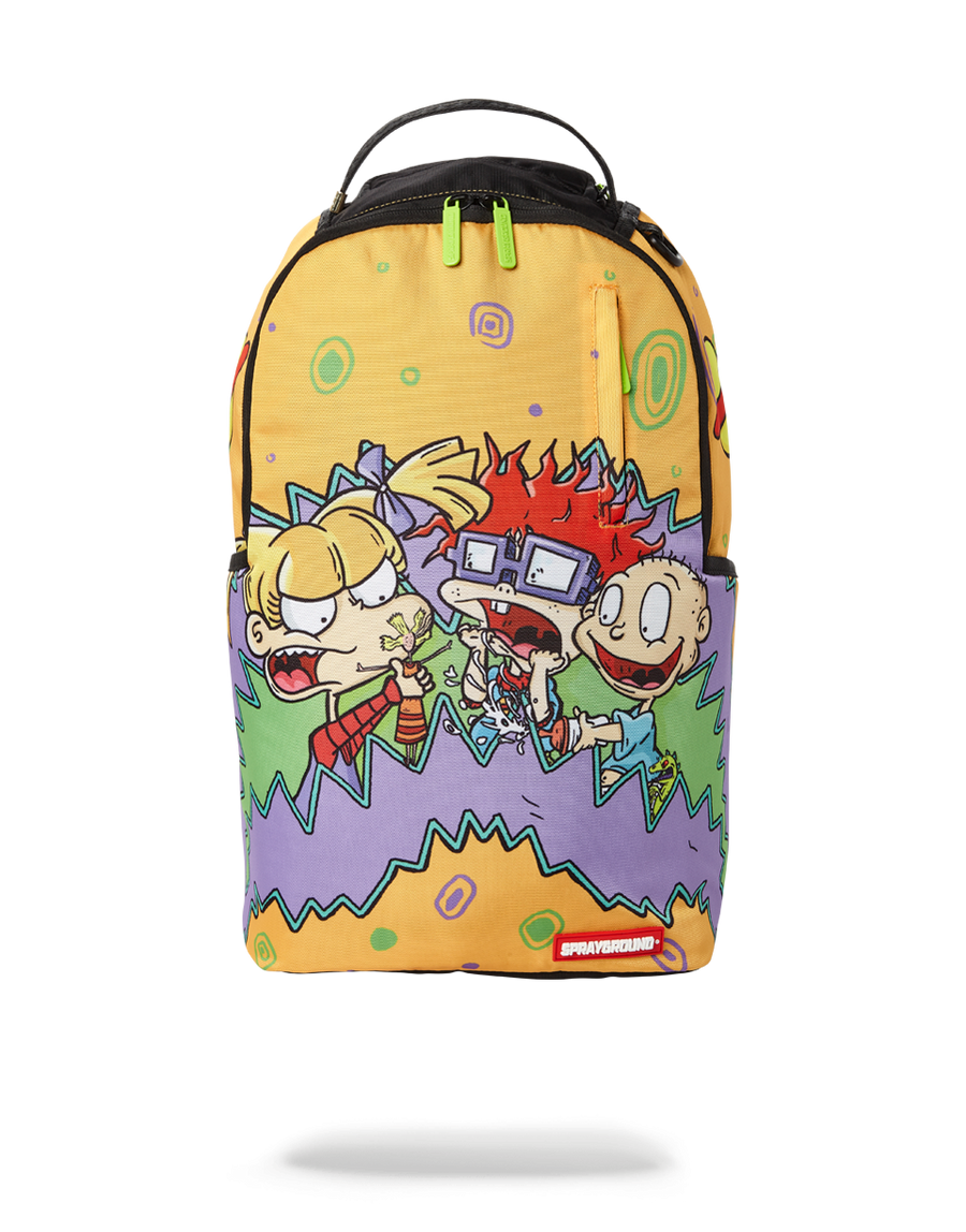 Sprayground x Rugrats Mashup Grey Checkerboard Backpack