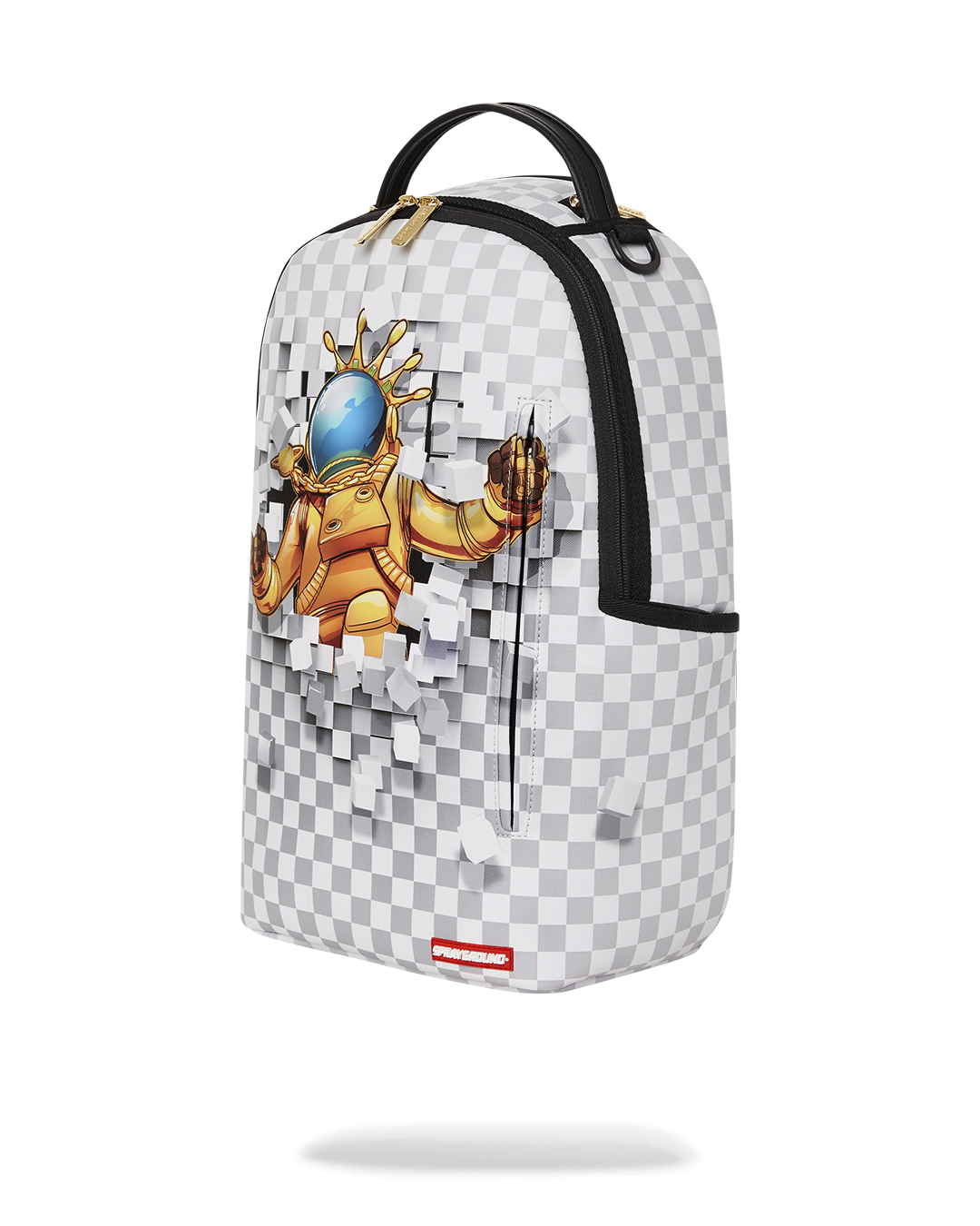 QUILT HAND PAINTED DIABLO BEAR BACKPACK (DLXV)