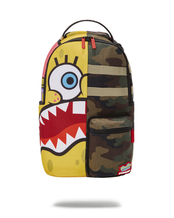 Sprayground Kids' Spongebob Print Canvas Backpack In Multi