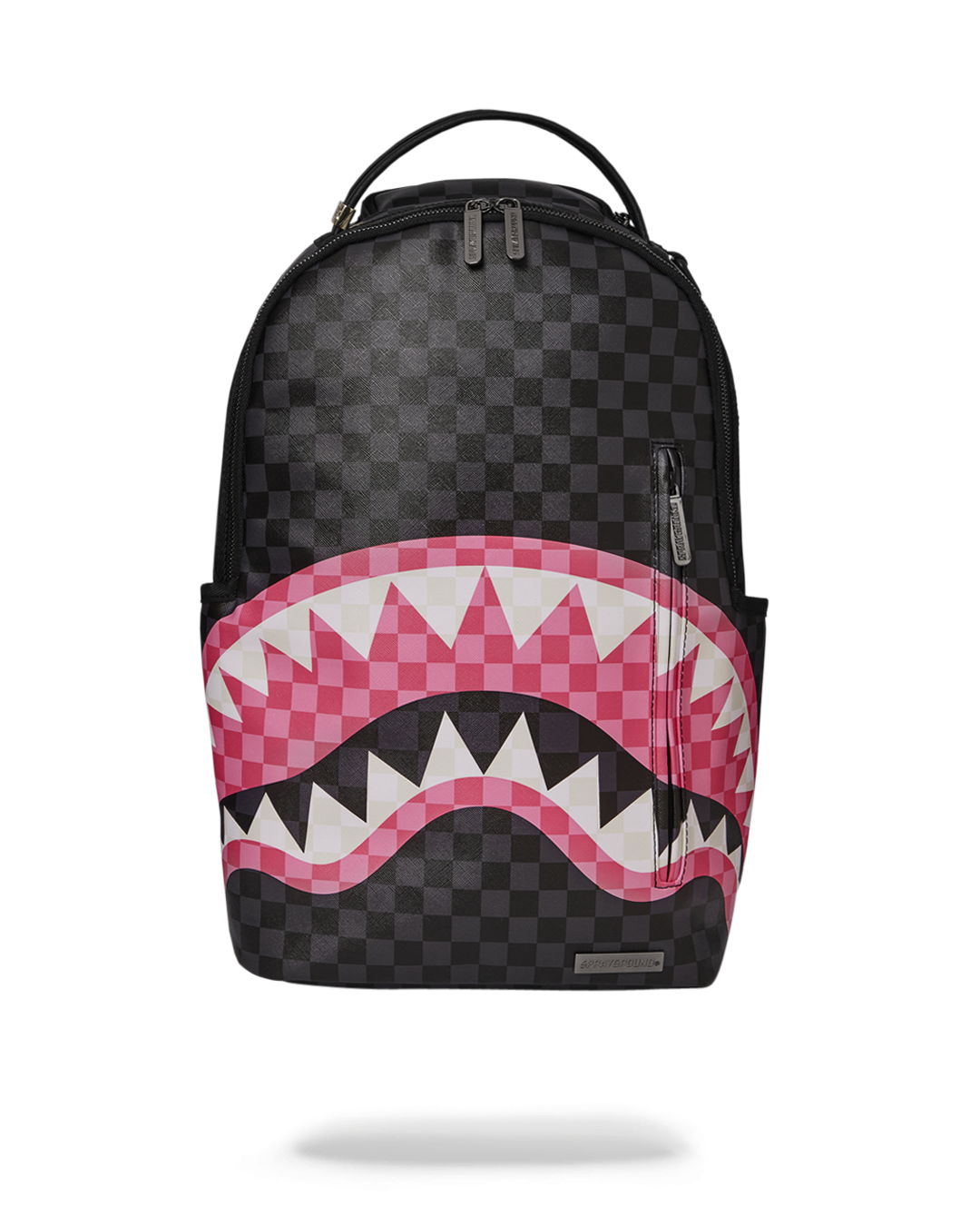 Sprayground backpack black discount shark