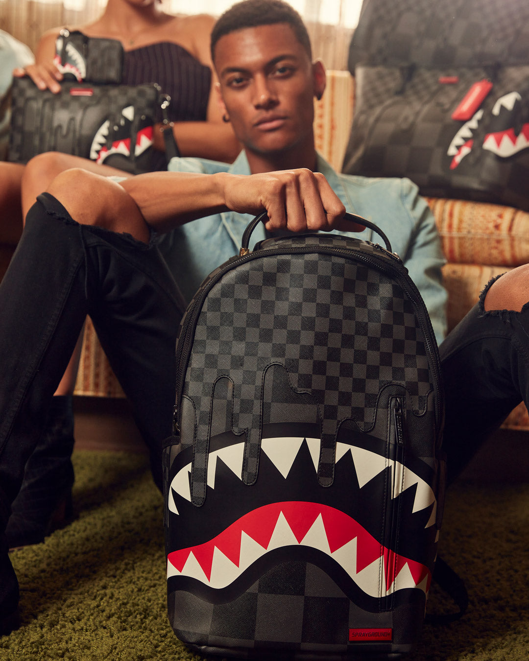 Zaino Sharks In Paris Camo Edition  Shark backpack, Backpacks, Sprayground