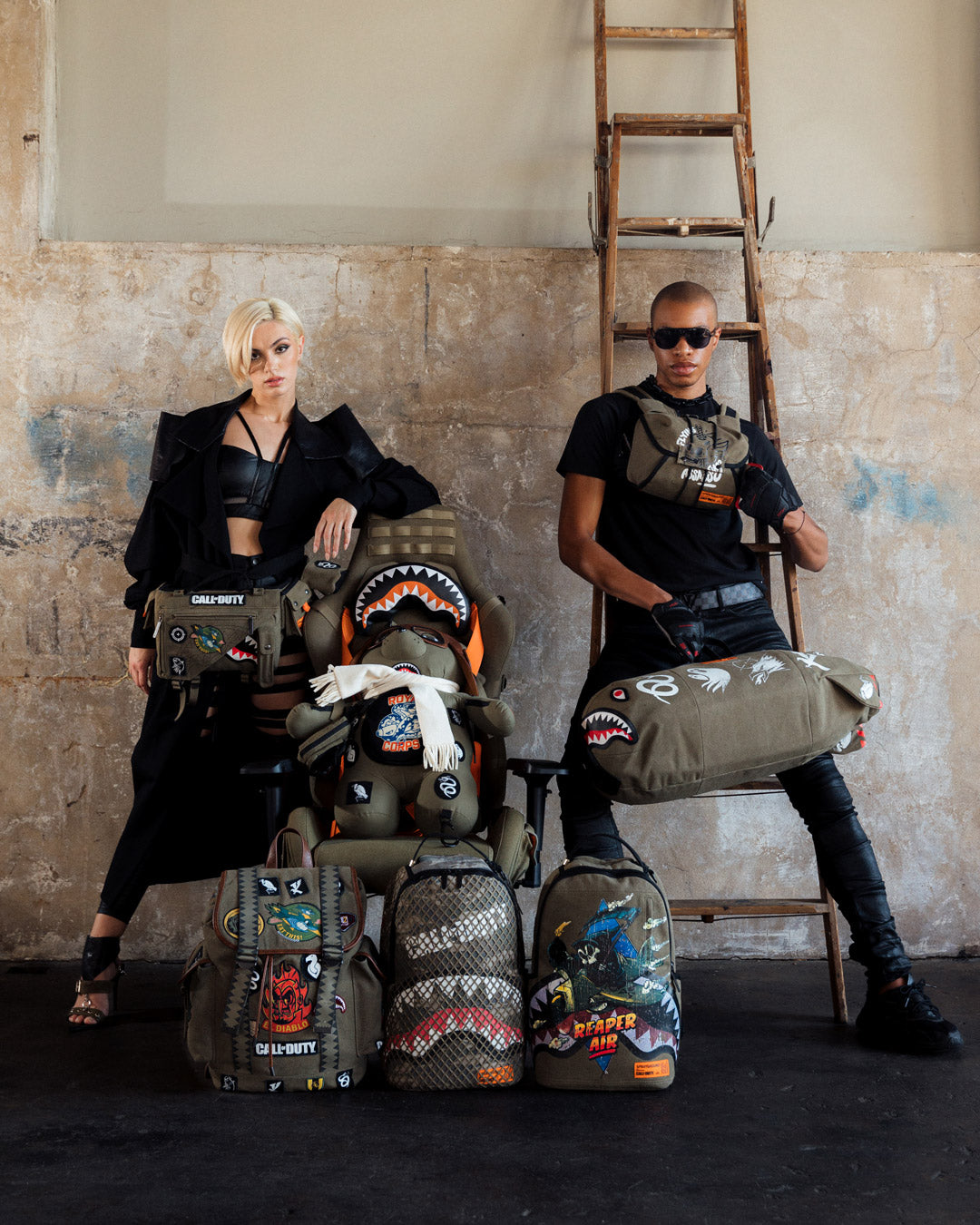 Backpacks Sprayground - Call of duty aviator bear backpack