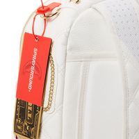 SPRAYGROUND® BACKPACK RIVIERA LE BLANC GOLD CHAIN SHARK BACKPACK (DLXV)