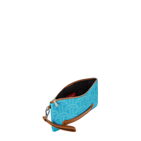 SPRAYGROUND® POUCHETTE ILLUCHAINS TURQ CROSSOVER CLUTCH