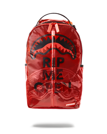 Sprayground XTC Shark In Wonderland Red Drip Backpack (DLXV)