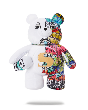 Sprayground Travel Patch Teddy Bear Backpack Limited Edition