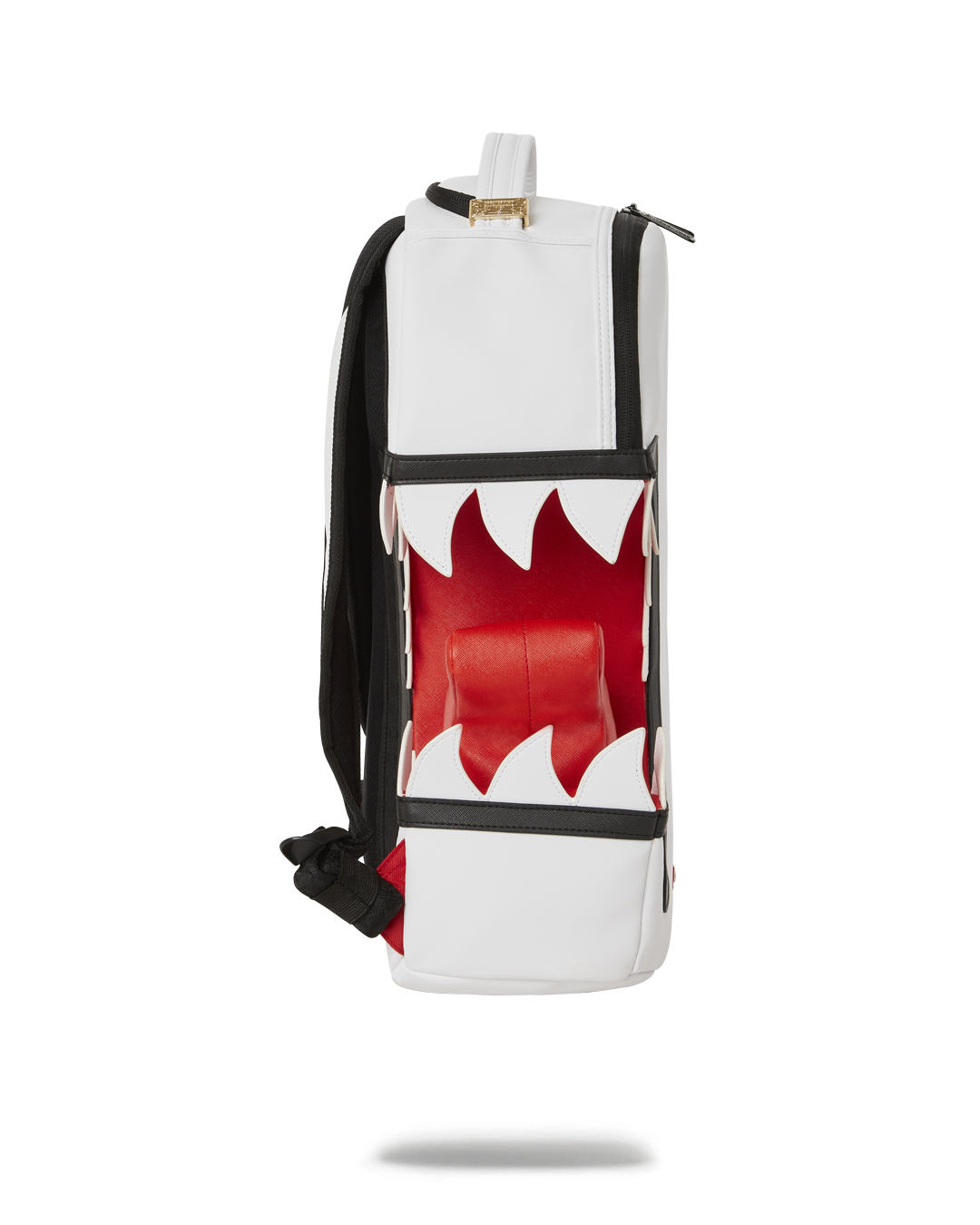 SPRAYGROUND: backpack in canvas with carved shark mouth - Black