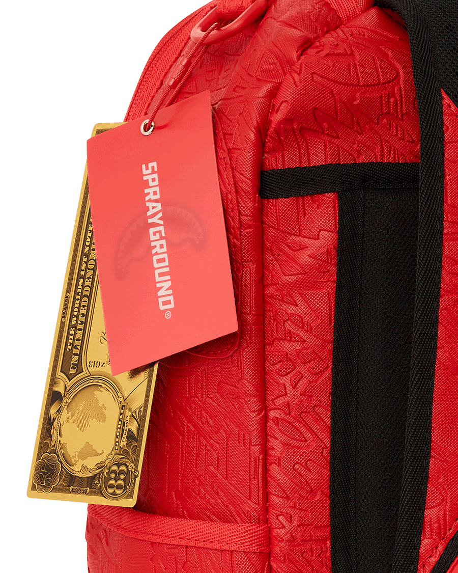 SPRAYGROUND® BACKPACK RED SCRIBBLE BACKPACK (DLXV)