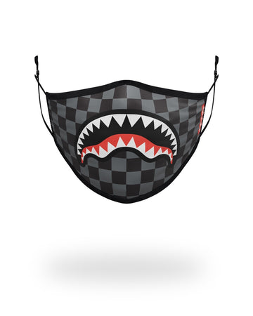 SPRAYGROUND® FASHION MASK SHARKS IN PARIS (GREY) FORM-FITTING MASK