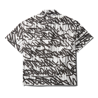 SPRAYGROUND® APPAREL GRAFFITI SHORT SLEEVE BUTTON FRONT SHIRT