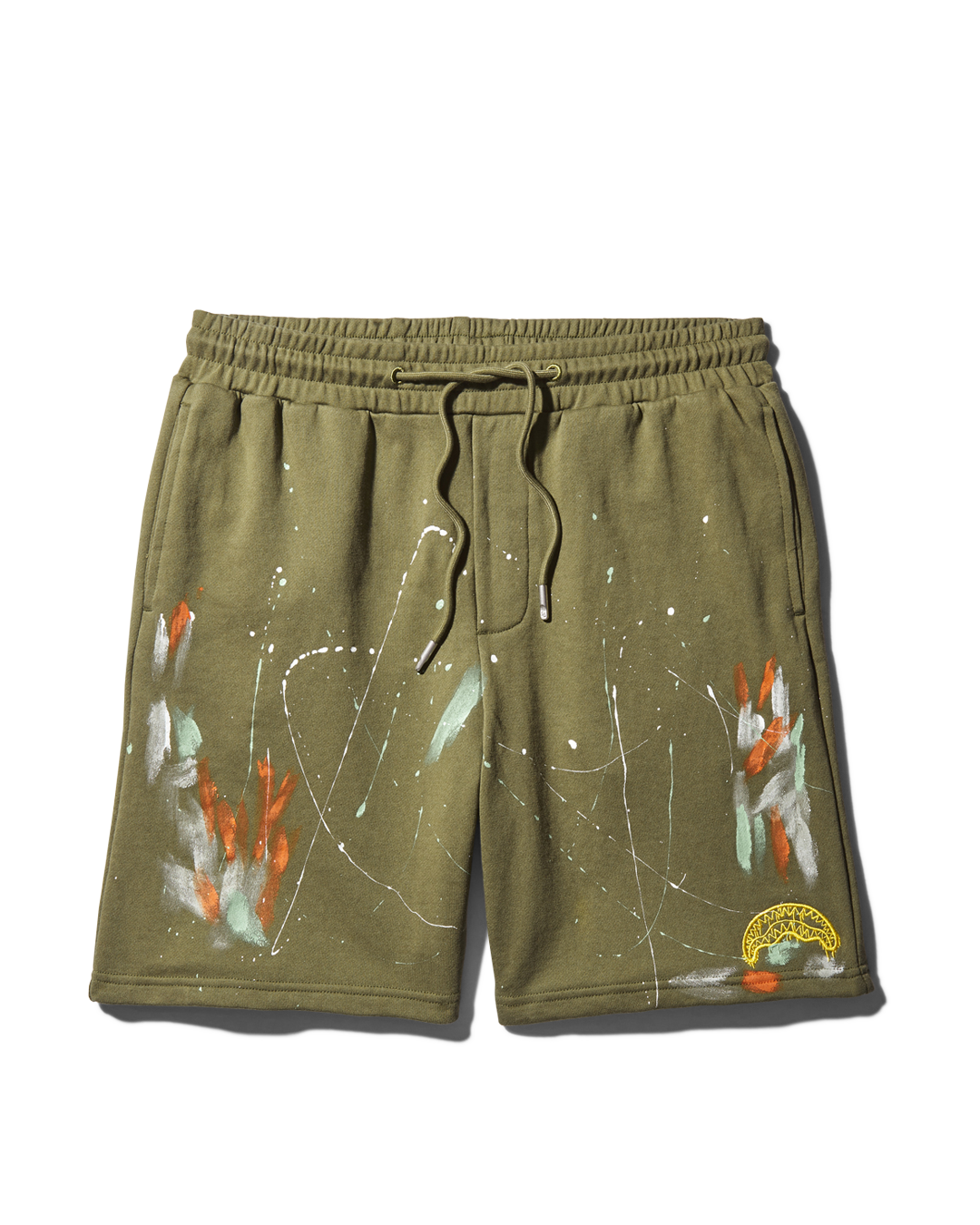 SPRAYGROUND® APPAREL PAINT SPLAT KNIT SHORTS (GREEN)