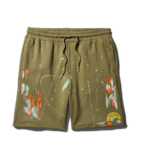 SPRAYGROUND® APPAREL PAINT SPLAT KNIT SHORTS (GREEN)