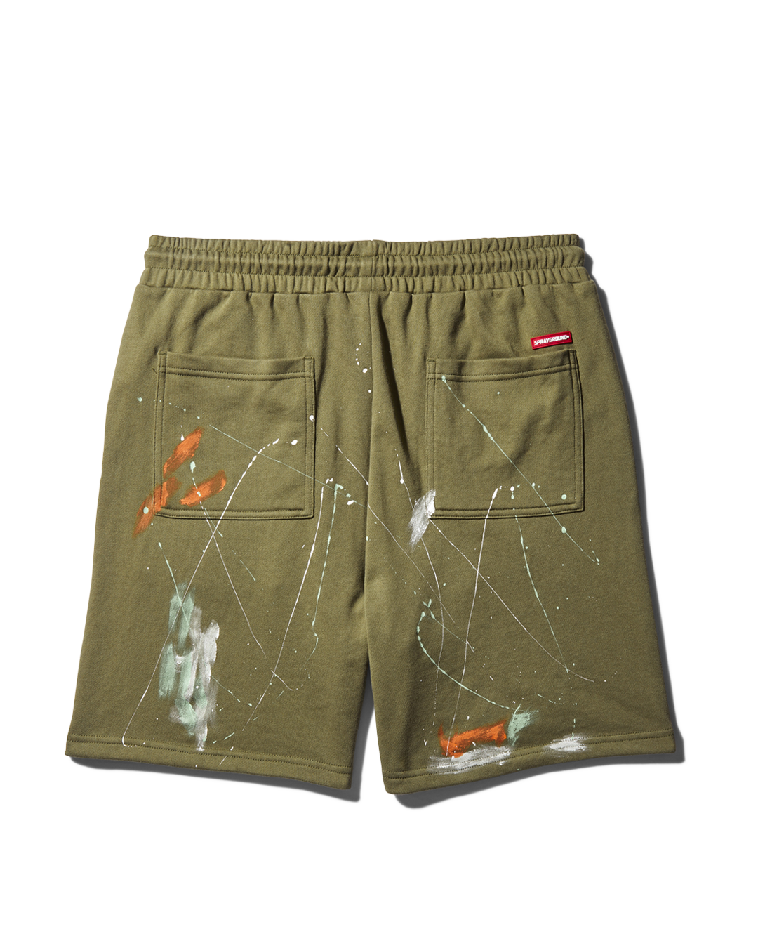 SPRAYGROUND® APPAREL PAINT SPLAT KNIT SHORTS (GREEN)