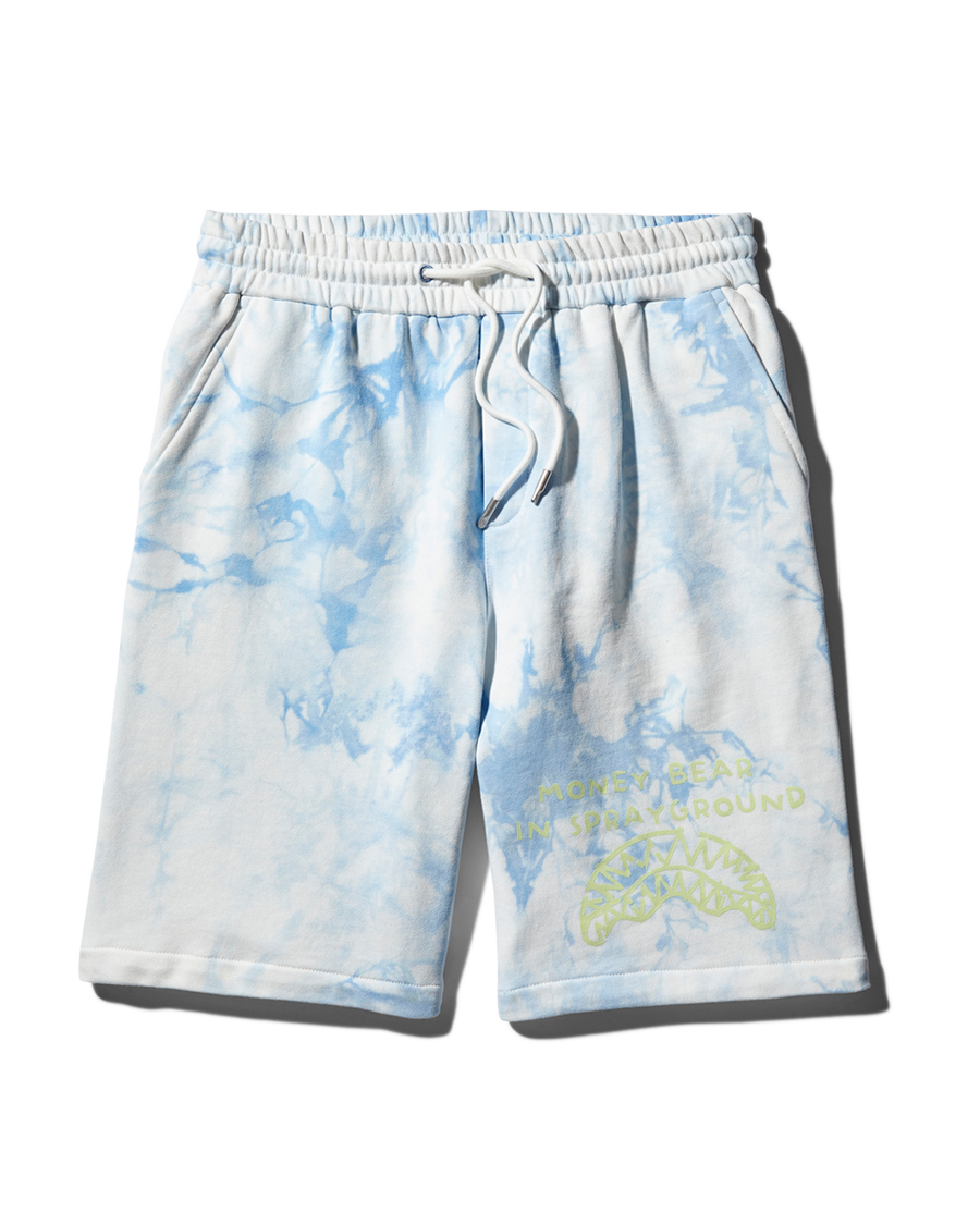 SPRAYGROUND® APPAREL TIE DYE KNIT SHORTS (BLUE)