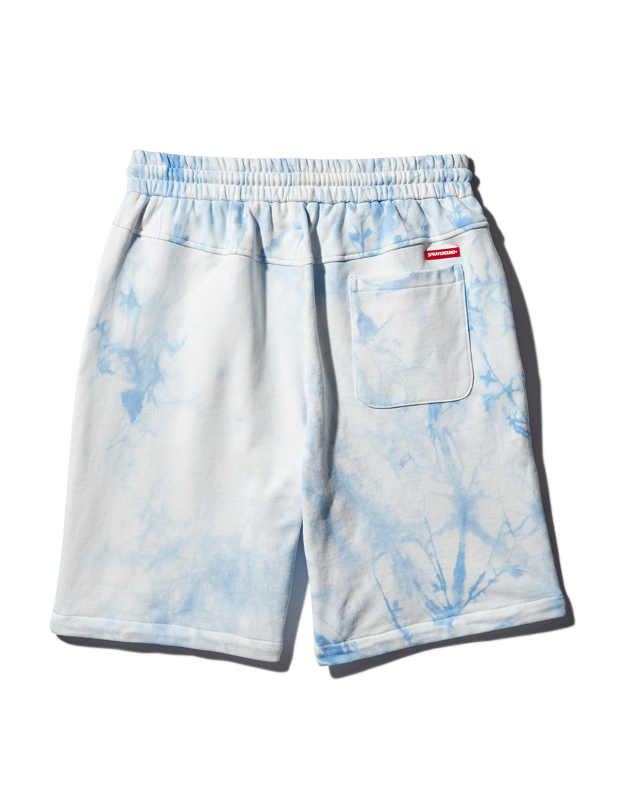 SPRAYGROUND® APPAREL TIE DYE KNIT SHORTS (BLUE)