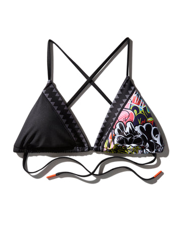 SPRAYGROUND® SWIM HALF GRAFF BIKINI TOP