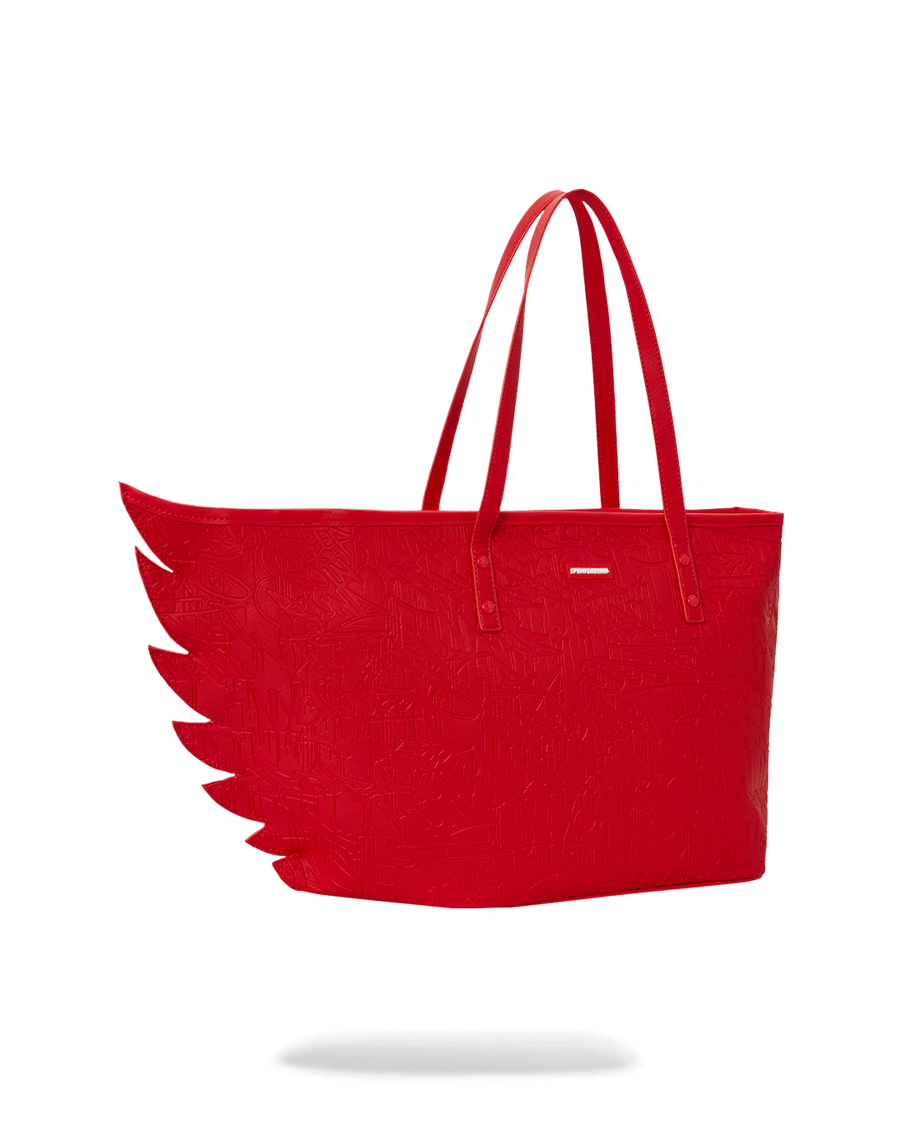 SPRAYGROUND® TOTE RED SCRIBBLE WING TOTE