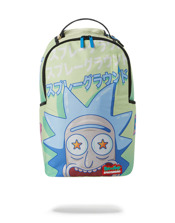 SPRAYGROUND BACKPACK RICK AND MORTY. LIMITED EDITION, DEADSTOCK. RICK VS  ZEEP